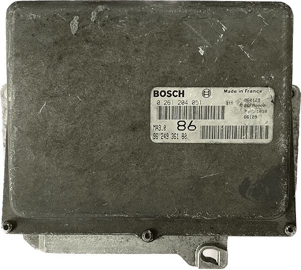 Centralita Motor ECU Remanufacturada. Bosch Refencia 0261 204 051 Familia MA 3.0