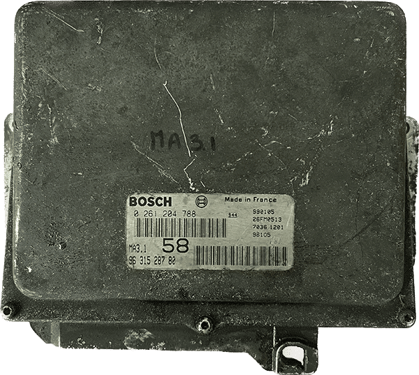 Centralita Motor ECU Remanufacturada. Bosch Refencia 0261 204 788 Familia MA 3.1