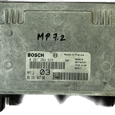 Centralita Motor ECU Remanufacturada. Bosch Refencia 0261 204 939 Familia MP 7.2
