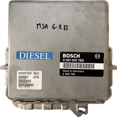 Centralita Motor ECU Remanufacturada. Bosch Refencia 0281 001 183 Familia EDC 1.2.3 (MSA 6-3.12)