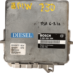 Centralita Motor ECU Remanufacturada. Bosch Refencia 0281 001 184 Familia EDC 1.2.3 (MSA 6-3.12)