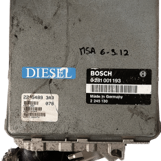 Centralita Motor ECU Remanufacturada. Bosch Refencia 0281 001 193 Familia EDC 1.2.3 (MSA 6-3.12)