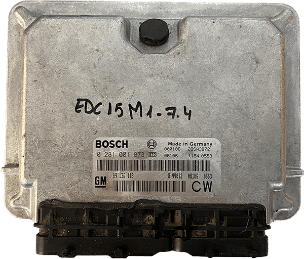 Centralita Motor ECU Remanufacturada. Bosch Refencia 0281 001 873 Familia EDC 15M1-7.4