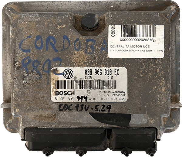 Centralita Motor ECU Remanufacturada. Bosch Refencia 0281 001 914 Familia EDC 15V-5.29