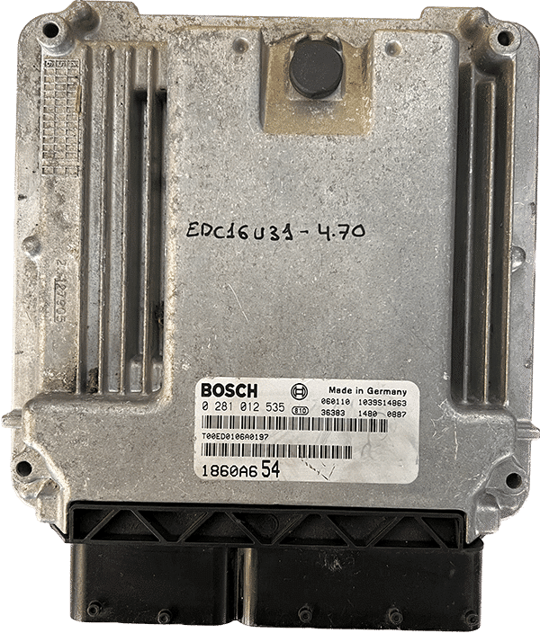 Centralita Motor ECU Remanufacturada. Bosch Refencia 0281 012 535 Familia EDC 16U31-4.70