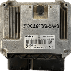 Centralita Motor ECU Remanufacturada. Bosch Refencia 0281 012 865 Familia EDC 16C39-5.W9