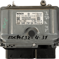 Centralita Motor ECU Remanufacturada. Bosch Refencia 0281 012 953 Familia EDC 16C32-4.31