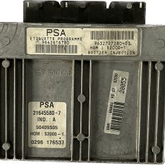 Centralita Motor ECU Remanufacturada. Sagem Referencia 21645580-7 / 50409S05 / 9642616780 (PSA)