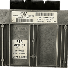 Centralita Motor ECU Remanufacturada. Sagem Referencia 21646517-6 / 9643915380 / 50409S05 / (PSA)