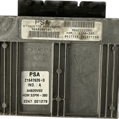 Centralita Motor ECU Remanufacturada. Sagem Referencia 21647626-0 / 9648293980 / PSA