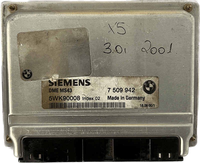 Centralita Motor ECU Remanufacturada. SIEMENS Refencia 5WK 90008 / DME MS43