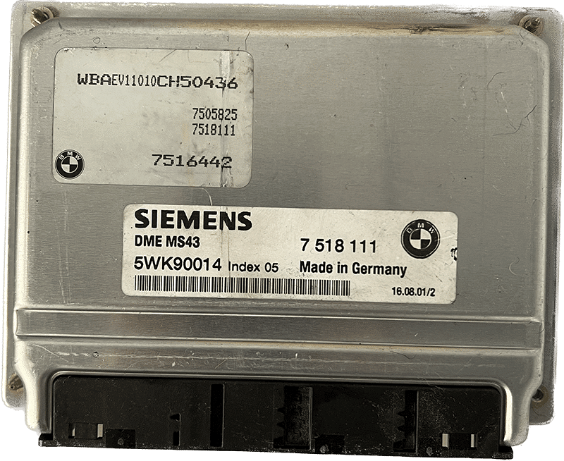 Centralita Motor ECU Remanufacturada. SIEMENS Refencia 5WK9 0014 / 7 518 111 / (DME MS43)