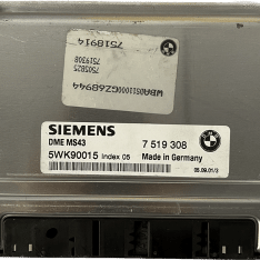 Centralita Motor ECU Remanufacturada. SIEMENS Refencia 5WK90015 / 7 519 308 / DME MS43