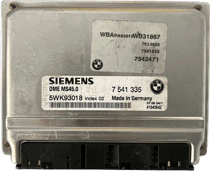 Centralita Motor ECU Remanufacturada. SIEMENS Refencia 5WK93018 / 7 541 335 / DME MS45.0