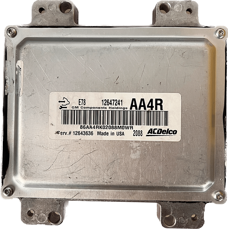 Centralita Motor ECU Remanufacturada. DELCO AA4R Refencia E78 12647241 Familia E78