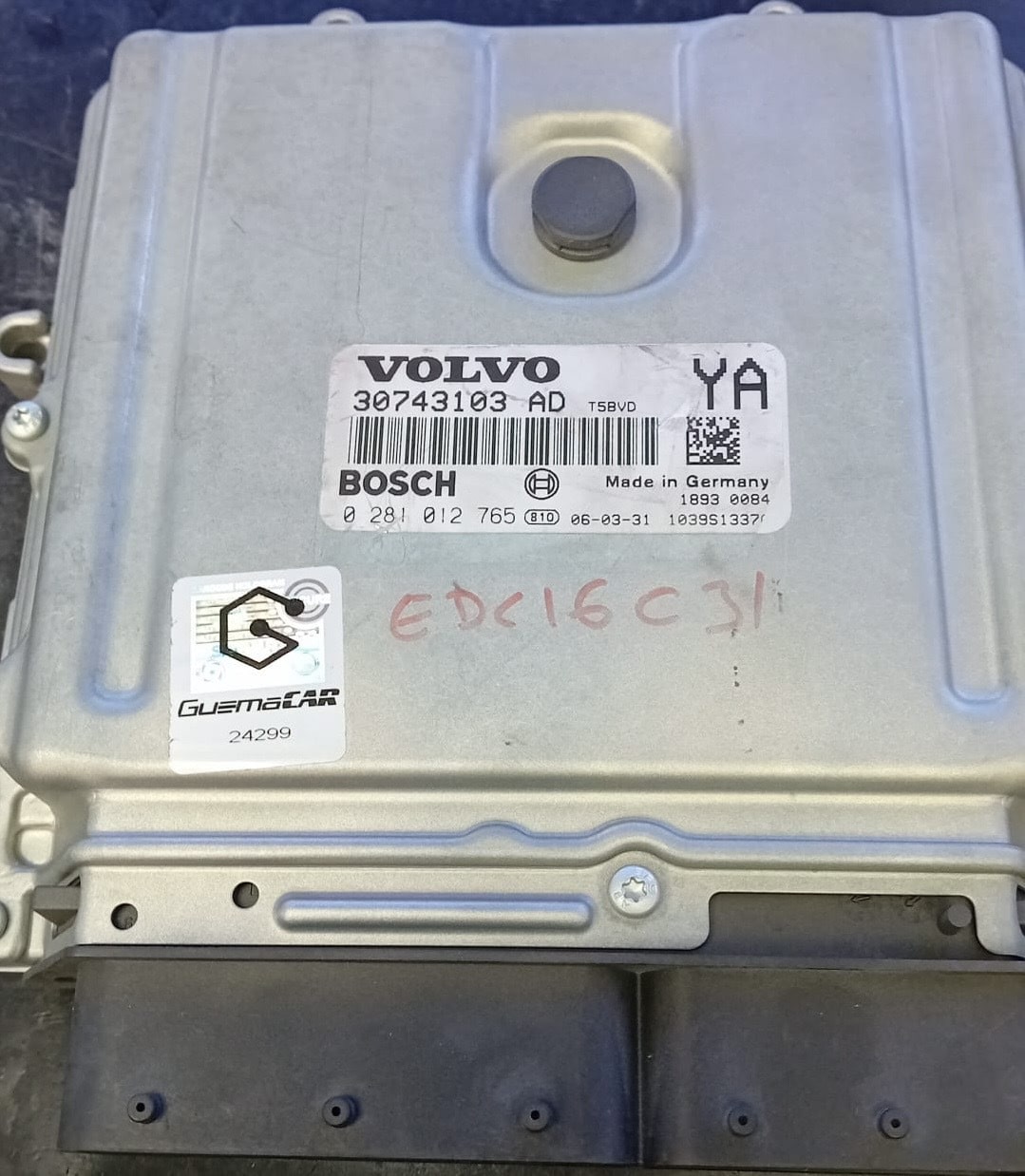 CENTRALITA ECU BOSCH EDC16C31 0281012765 VOLVO 31272462AA YA