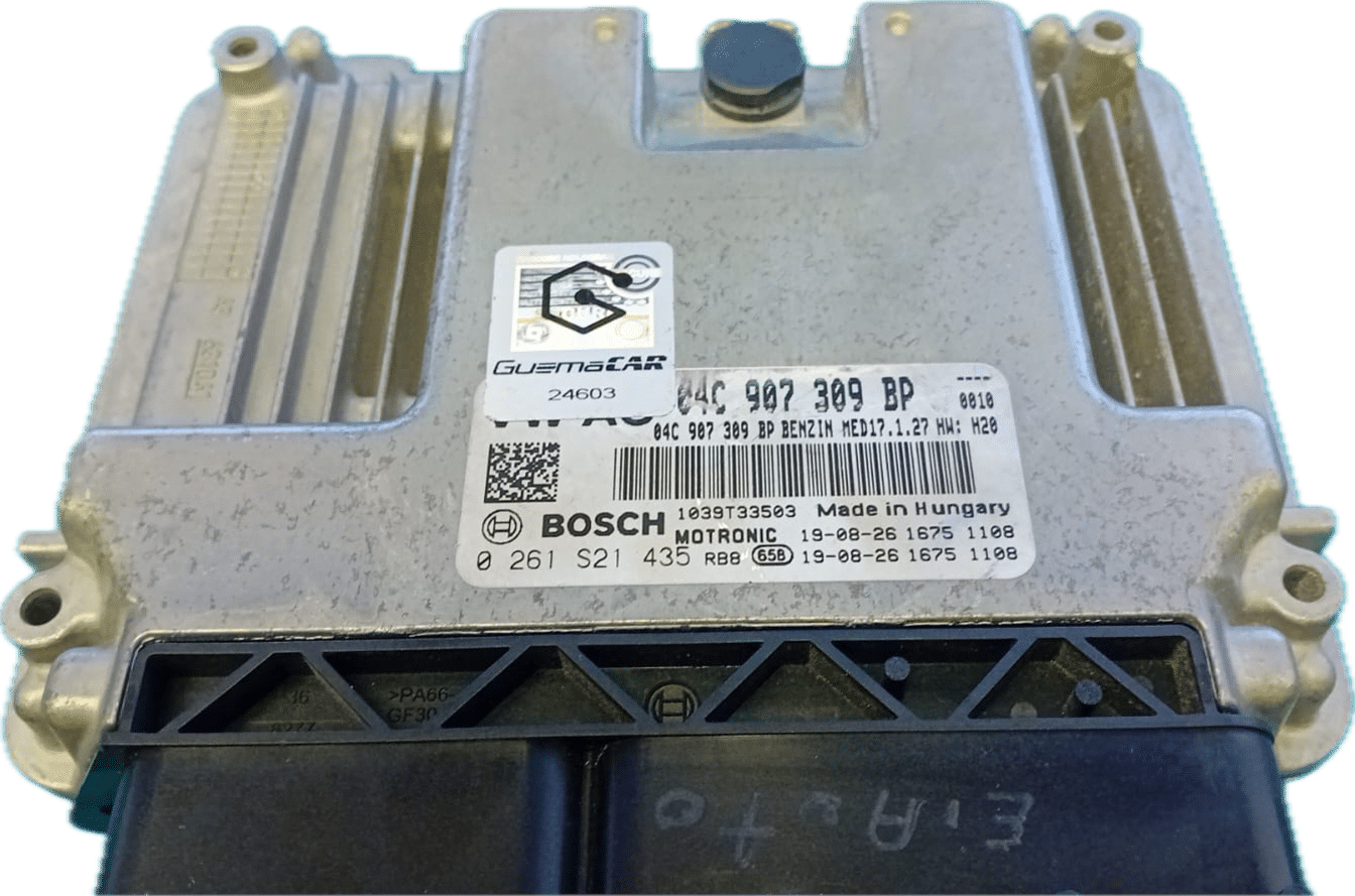 ECU BOSCH MED17.1.27 0261S21435 VOLKSWAGEN T-CROSS I (C1) 1.0 TSI 70KW 95CV 04C907309BP / SW 04C906025AP 7056 - 10SW048692