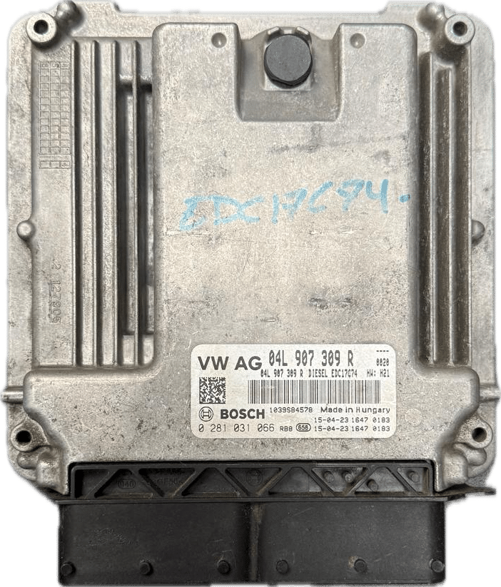 ECU MOTOR BOSCH EDC17C74-3.23 0281031066 VAG 04L907309M